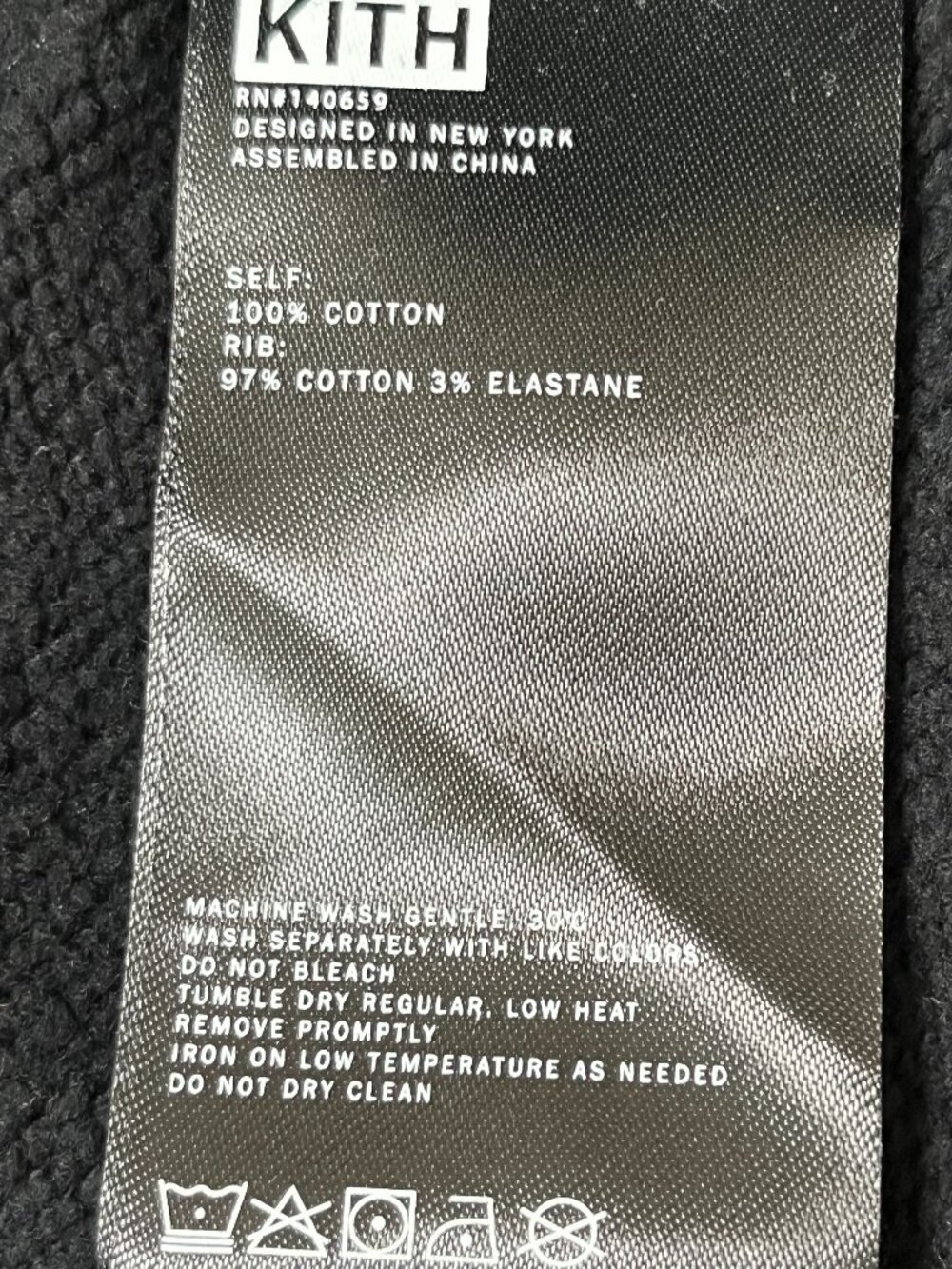 Kith Black Curb Your Enthusiasm Hoodie, Size S - Picture 9 of 9